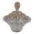 Two Piece Set Labrazel Crystal Vine Collection Tray, and Canister For Sale