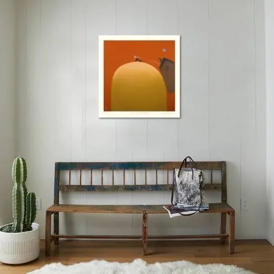 Unframed Limited Edition Serigraph Art Print on Paper. Hand signed by the artist. Paper Size: 36.75" x 36", Image Size:...