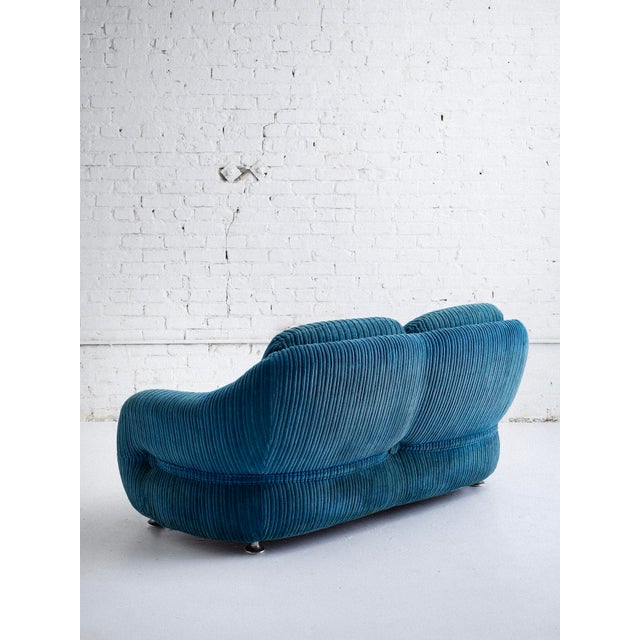 Mid-Century Space Age Loveseat For Sale - Image 9 of 12