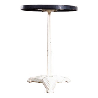 Vintage French Bistro Café Table with Bakelite Top, 1930s For Sale