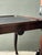 Vintage Queen Anne Leather Top Game Table For Sale - Image 11 of 12