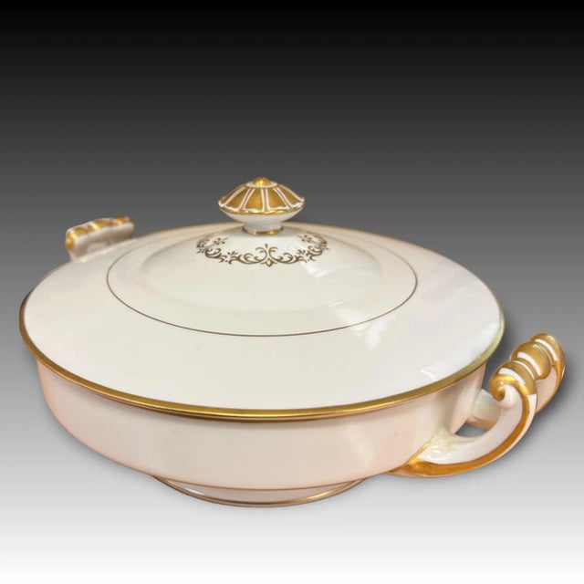 Traditional Noriatka China Japan, Goldcroft 4983 Lidded Vegetable Bowl, Circa 1950 For Sale - Image 3 of 7
