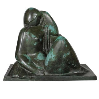 Original Bronze Sculpture "Le Reve" by Joseph Csaky For Sale
