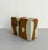 Vintage Burl Wood & Lacquered Parsons Pedestal Tables – Pair For Sale In West Palm - Image 6 of 8