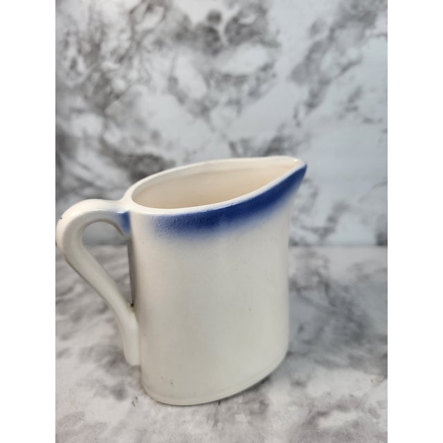 1970s McCoy Pottery Blue Creamer For Sale - Image 10 of 18