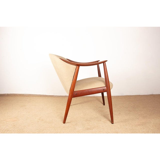 Scandinavian Teak and Fabric New Tyrol Armchairs by Gerhard Berg for Westnofa, 1960, Set of 2 For Sale - Image 15 of 18