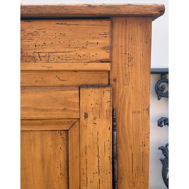 Pine Two Door Two Drawer Dresser Base For Sale - Image 13 of 18