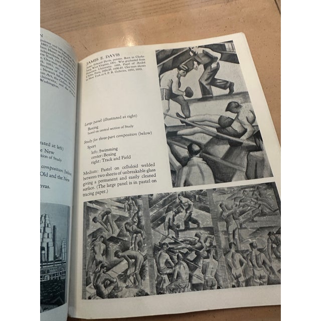 Orange 1st Ed 1932 Moma Lincoln Kirstein Murals by American Painters and Photographers For Sale - Image 8 of 12