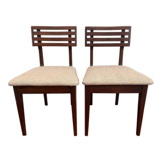 Mid 20th Century Drexel Counterpoint Modern Dining Chairs - a Pair For Sale