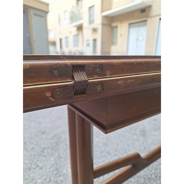 Wooden Console Table with Burl Wood Top and Formica Top, 1950s For Sale - Image 14 of 18