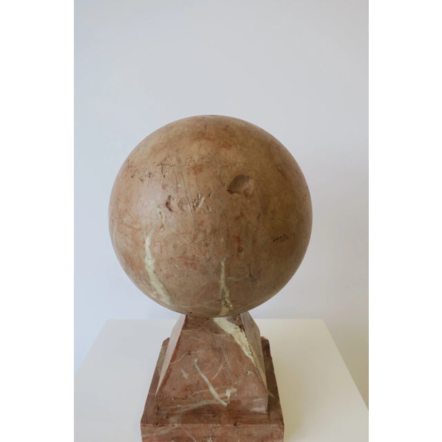 Marble Sphere Sculpture, Modern Art Deco, Circa Early-20th Century For Sale - Image 9 of 13