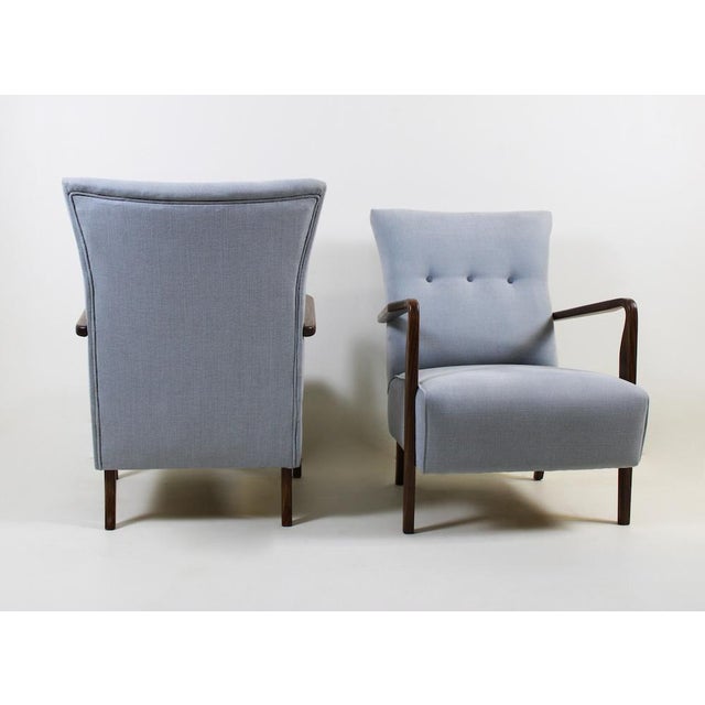 Set of Armchairs attributed to Studio Tecnico Cassina, 1940s For Sale - Image 9 of 14