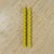 Chinoiserie Bamboo Taper Candles in Citron Green - A Pair For Sale - Image 3 of 3