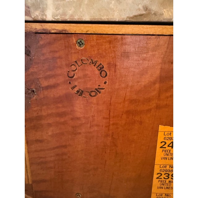 Brown Mid-20th Century Italian Colombo Mobili French Napoleon III Style Marquetry Credenza For Sale - Image 8 of 12