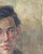 Realism Vintage Male Portrait Oil Painting, Ukrainian Art, 1970s 43-34 For Sale - Image 3 of 6