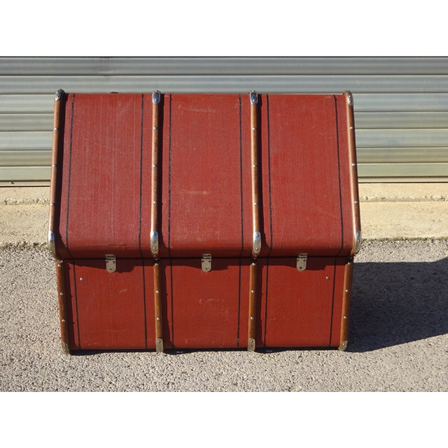 Vintage Cabin Trunk, 1930s For Sale - Image 14 of 18