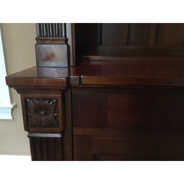Ethan Allen British Classics Motorized Tv Lift and Bookcase Cabinet For Sale In Philadelphia - Image 6 of 11