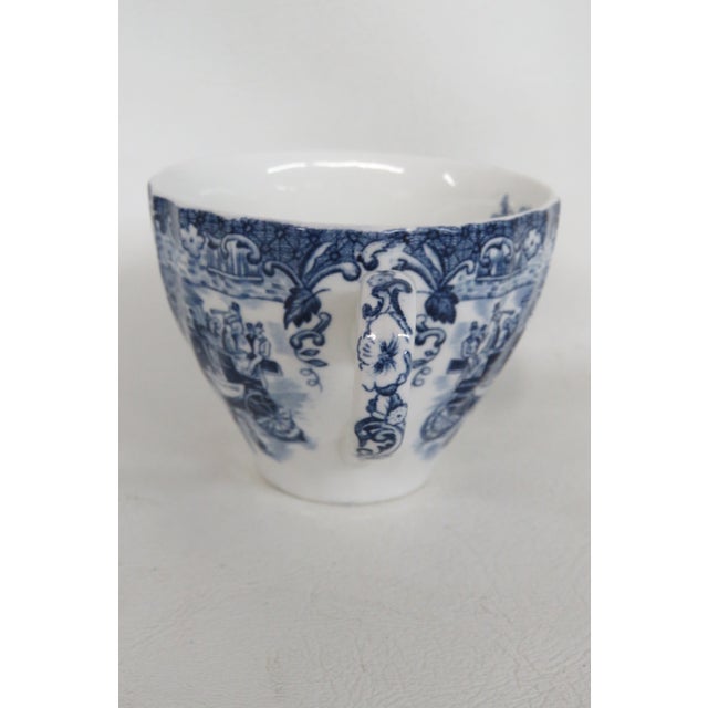 Late 20th Century Johnson Brothers Coaching Scenes Cup Saucer 3pc Made in England Ironstone 4804b For Sale - Image 14 of 18