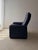 Set of DS 50 Lounge Chair with Ottoman in Dark Blue Leather from de Sede For Sale - Image 9 of 18
