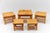 Three different sizes. A total of 5 small tables. Dimensions: Width x Length x Height The two smallest: 25 cm x 25 cm x 20...