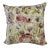 20" Square Decorative Throw Pillow Embellished With a Watercolor Look Pink and Purple Floral Pattern - Made in the U K For Sale