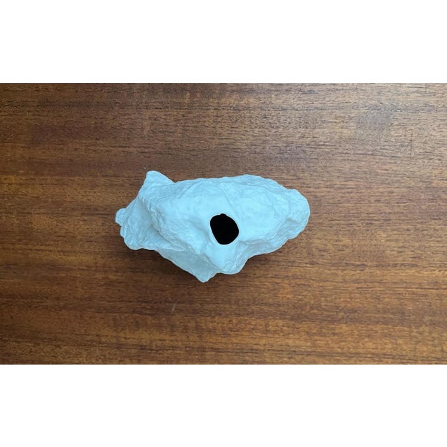 Vintage German White Porcelain Rock Vase from KPM Royal Porzellan, 1970s For Sale - Image 5 of 18