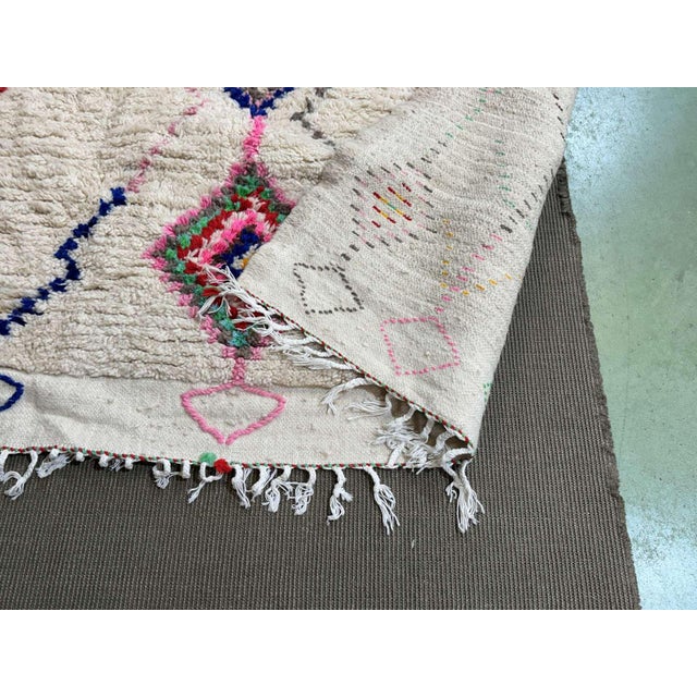 Textile Azilal Berber Moroccan Handmade Wool Rug For Sale - Image 7 of 14