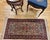 Vintage Persian Sarouk Accent Rug, Hand-Knotted Wool, Allover Floral Pattern, 2x4, Ivory & Navy For Sale - Image 13 of 13