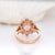 2.87cts Cor De Rosa Morganite W Earth Mined Diamonds Ring in Solid 14k Gold For Sale In Columbus - Image 6 of 7