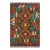 1990s Kilim Rust Brown Wool Rug - 2'0" X 2'11" For Sale