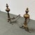 Traditional Antique Cast Brass Andirons, Pair For Sale - Image 3 of 12