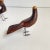Mid Century Hand Carved Birds in Palo Fierro Wood a Pair For Sale - Image 4 of 10