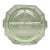Vintage Green Depression Glass “Princess” 3 Part Divided Serving Platter by Hocking Glass For Sale