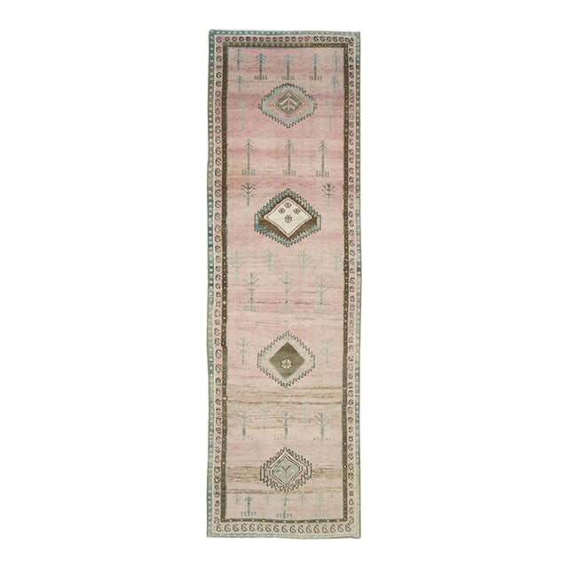 Galerie Shabab Collection Mid-20th Century Persian Malayer Runner For Sale