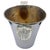 Art Deco 1940s Art Deco Chromed Aluminum Ice Bucket W/ Lucite Clear Feather Handles For Sale - Image 3 of 11