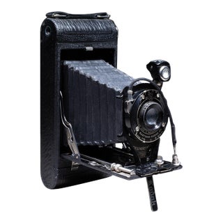 Antique "No. 1a Folding Pocket Kodak" Camera With Original Factory Box c.1926-1932 For Sale
