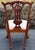 Intricately Carved Rustic Mahogany Chippendale Dining Chairs - Set of 2 For Sale - Image 4 of 12
