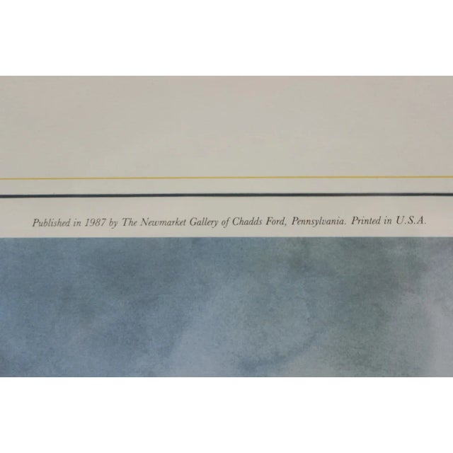 "Coming Home!" 1987 Ltd Edition Colour Plate in Custom Haley & Steele Newbury St Frame For Sale - Image 9 of 9