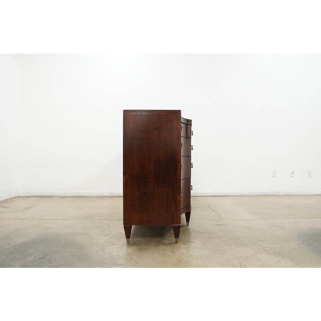 Wood Caracole Bow Front 12 Drawer Dresser For Sale - Image 7 of 17