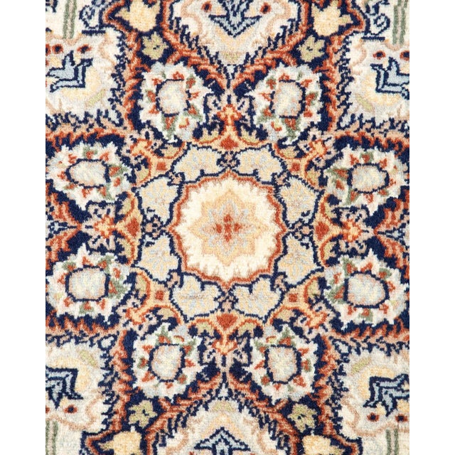 Traditional Mogul, One-of-a-Kind Hand-Knotted Area Rug - Ivory, 4' 1" x 6' 2" For Sale - Image 3 of 8