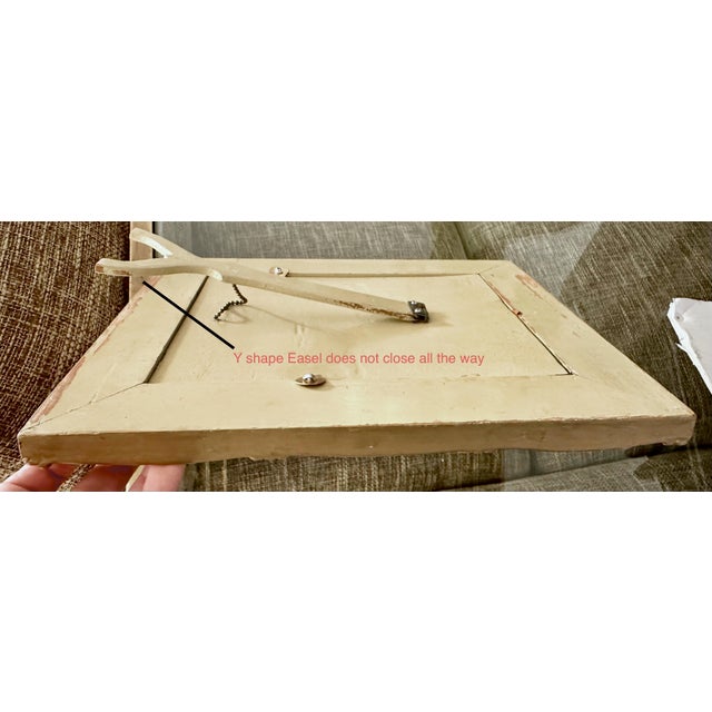 Venetian Giltwood Reverse Painted Picture Frame For Sale - Image 14 of 17