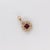 Cushion Rhodolite Garnet Pendant With Earth Mined Diamonds in Solid 14k Gold For Sale - Image 9 of 10