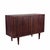 The stunning rosewood grain detail enhances the rich wood patina of this vintage storage piece. Masterfully crafted in...