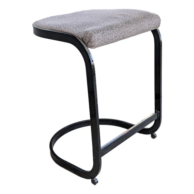 Vintage Milo Baughman Attributed Counter Bar Stools For Sale