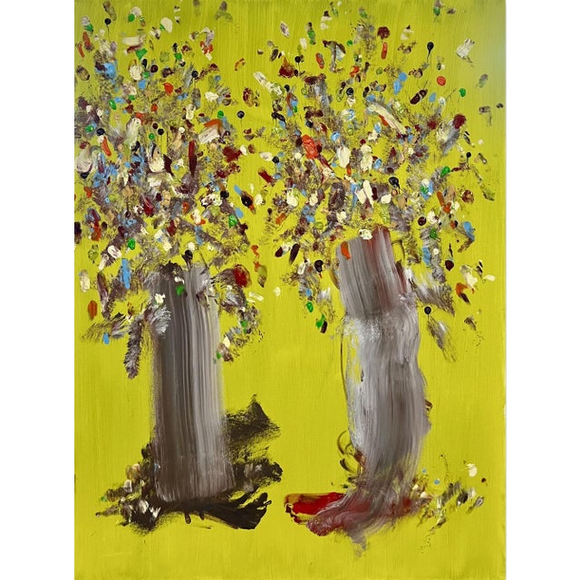 Tommaso Fattovich Contemporary Abstract Oil on Canvas "Juárez" by Tommaso Fattovich For Sale - Image 4 of 4