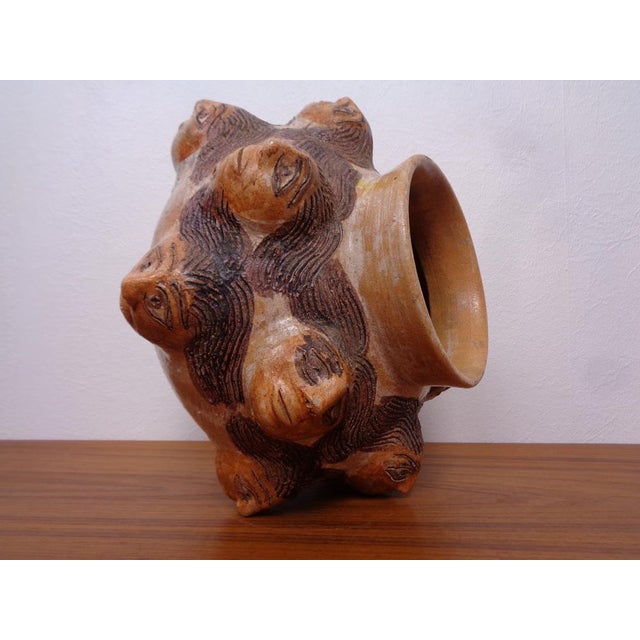 Studio Ceramic Vase by Dolores Porras, Mexico, 1990s For Sale - Image 12 of 18