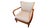 Walter Knoll Vintage Knoll Antimott Solid Wood Lounge Chair in Ivory Boucle' For Sale - Image 4 of 9