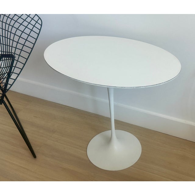 1960s Eero Saarinen Tulip Side / Coffee Table Oval Knoll Mid Century Modern For Sale - Image 5 of 9