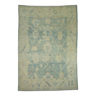 Turkish Oushak Rug 9'10" x 14' #18526 For Sale
