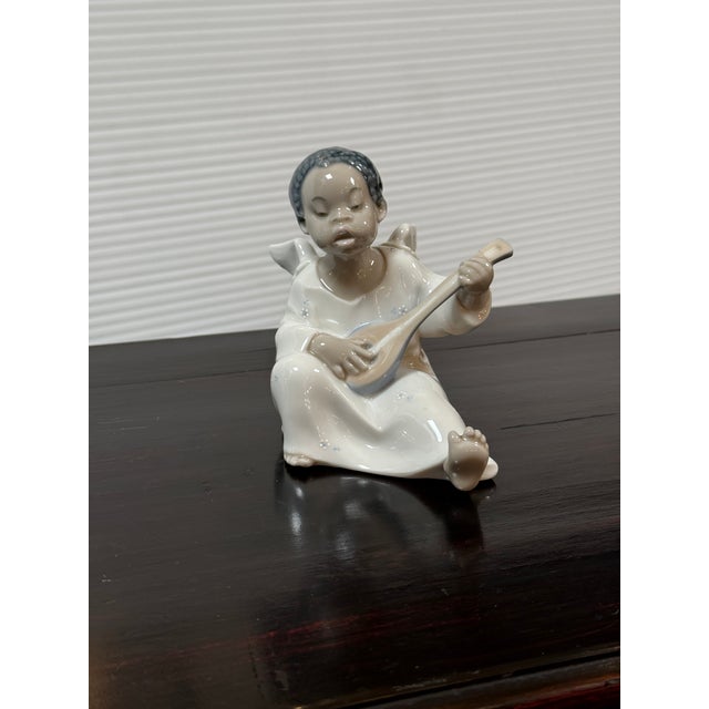 Fulgencio García for Lladró Black Legacy Collection Angel Porcelain Figurine, Signed For Sale - Image 12 of 12